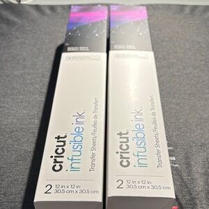 Cricut Infusible Ink Transfer Sheets - Purple and Black